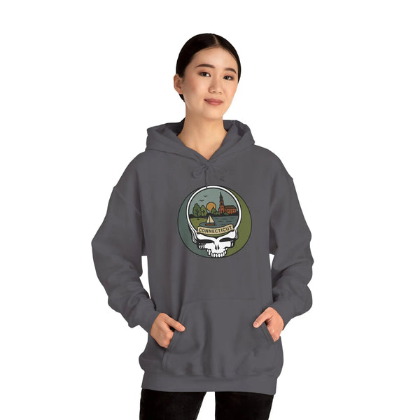Connecticut Stealie Unisex Heavy Blend Hoodie