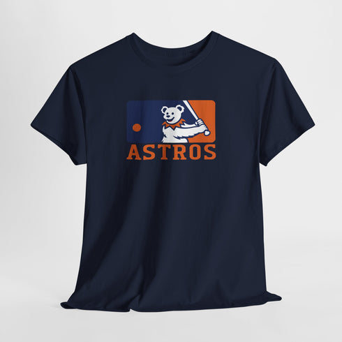 Houston Astros Original Dancing Bear MLB Grateful Dead T-Shirt