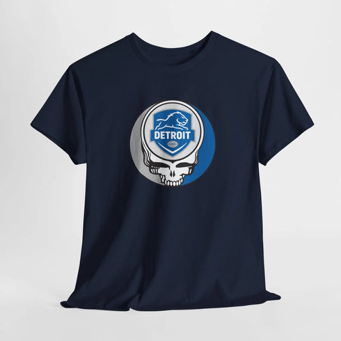 Grateful Dead - Detroit Lions Grateful Dead Steal Your Face T-Shirt - NFL - StealieShop