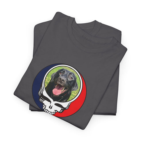 Custom Dog Stealie Unisex Grateful Dead T-Shirt (141)