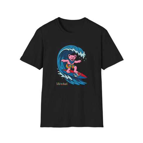 Grateful Dead - Surfin' Bear - Life is dead. Grateful Dead TShirt - StealieShop