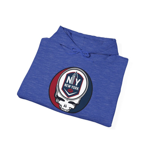 Grateful Dead - New York Giants Stealie Grateful Dead Hoodie Sweatshirt - NFL - StealieShop