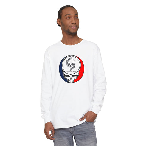 MEMENTO MORI Garment-Dyed Long Sleeve T-Shirt