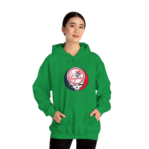 New York Yankees Grateful Dead Unisex Heavy Blend Hoodie - MLB - StealieShop