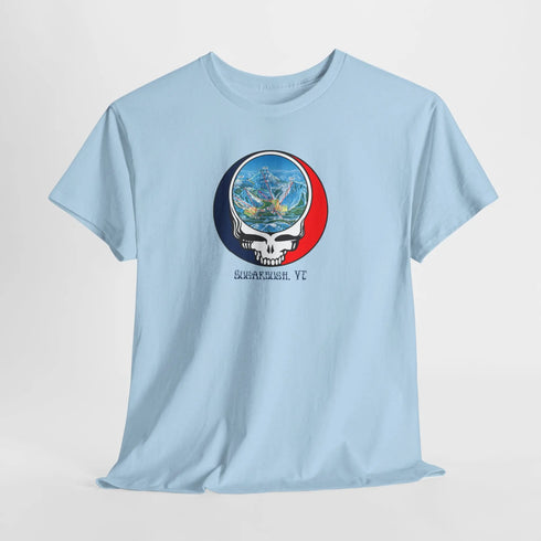 Sugarbush Trail Map Stealie Grateful Dead T-Shirt