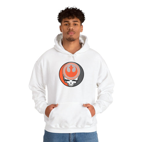Grateful Dead - Star Wars Rebel Alliance Grateful Dead Unisex Heavy Blend Hoodie - StealieShop