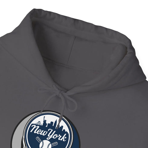 Grateful Dead - Yankees Classic Stealie Unisex Heavy Blend Hoodie - MLB - StealieShop