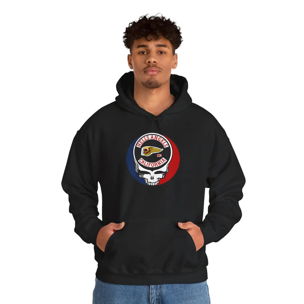 Grateful Dead - Hells Angels Stealie Unisex Heavy Blend Hoodie - StealieShop