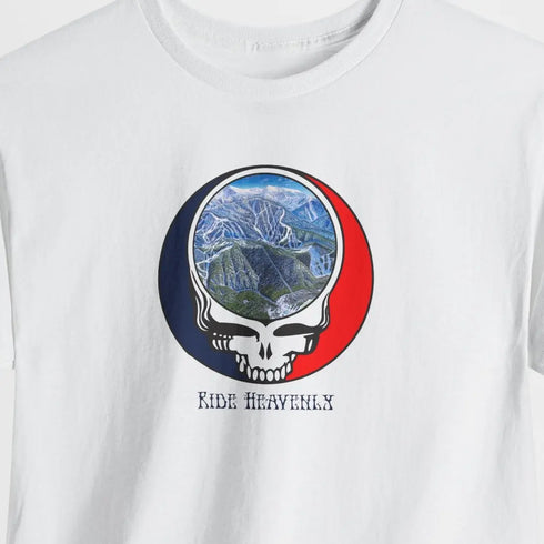 Ride Heavenly Trail Map Stealie Grateful Dead T-Shirt