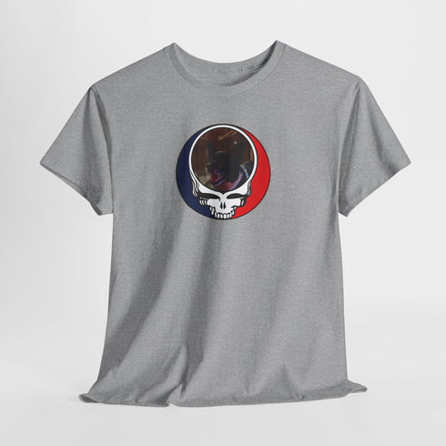 Custom Dog Stealie Unisex Grateful Dead T-Shirt (117)