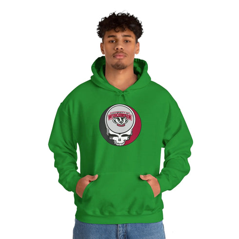 University of Wisconsin Grateful Dead Unisex Heavy Blend Hoodie StealieShop