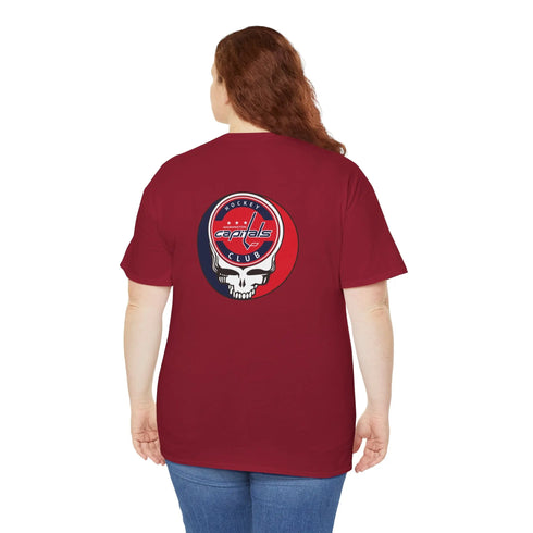 Washington Capitals Grateful Dead Steal Your Face T-Shirt - NHL StealieShop