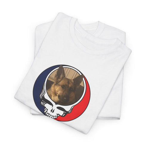 Custom Dog Stealie Unisex Grateful Dead T-Shirt (109)