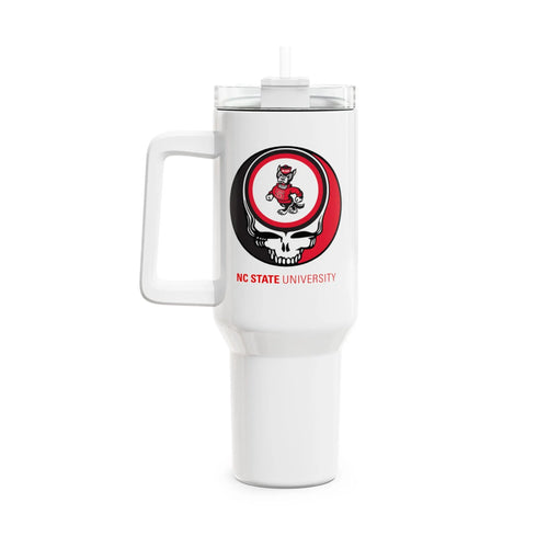Grateful Dead - NC State Stealie "Fat Man" Tumbler, Double Insulated 40oz Travel Mug - StealieShop