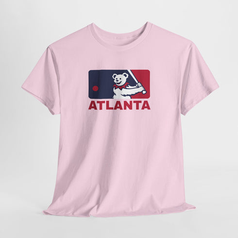 Atlanta Braves Dancing Bear MLB Logo Unisex Grateful Dead T-Shirt
