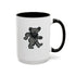 Grateful Dead - Grey Dancing Bear Coffee Mug - StealieShop