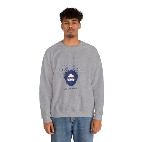 Grateful Dead - Jerry's Bursting With Music | Life is dead. Crewneck Sweatshirt - StealieShop