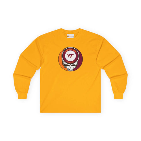 Virginia Tech Grateful Dead Long Sleeve Tee Printify