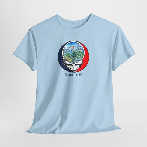 Telluride Trail Map Stealie Grateful Dead T-Shirt