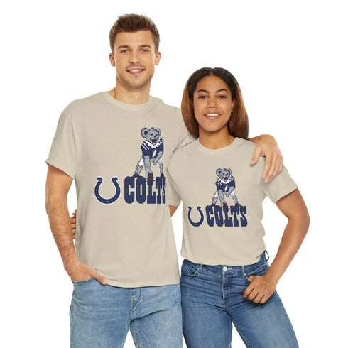 Indianapolis Colts Dancing Bear Grateful Dead T-Shirt - NFL - StealieShop