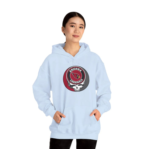 Arizona Cardinals Grateful Dead Unisex Hoodie StealieShop