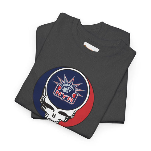 Grateful Dead - New York Rangers Grateful Dead Steal Your Face T-Shirt - NHL - StealieShop
