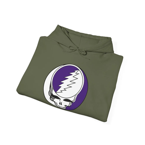 New York University Grateful Dead Hoodie - Hooded Sweatshirt - NYU - StealieShop