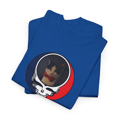 Custom Cat Stealie Unisex Grateful Dead T-Shirt (58)