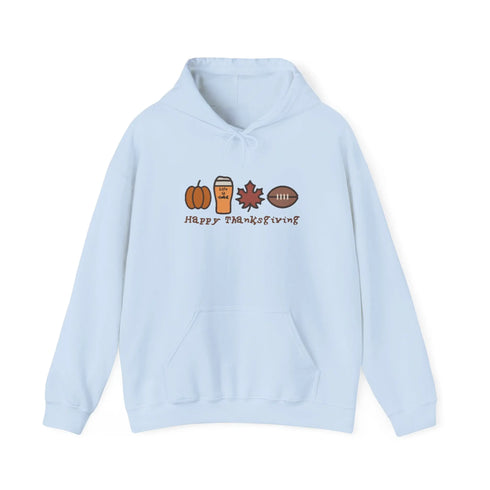 Life is dead. Happy Thanksgiving Unisex Heavy Blend Hoodie