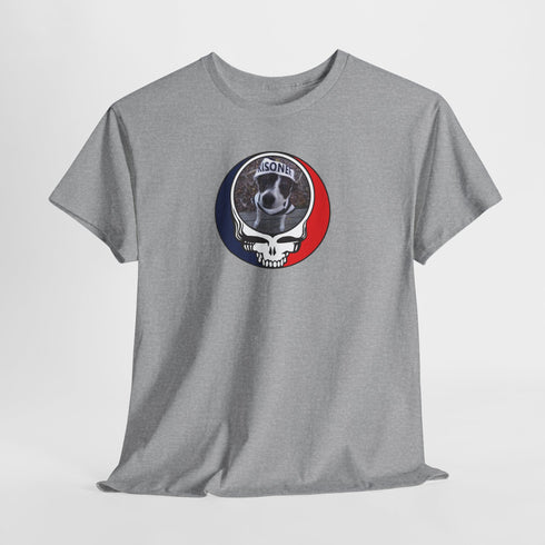 Custom Dog Stealie Unisex Grateful Dead T-Shirt (48)