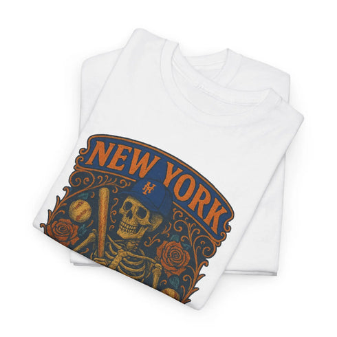 Grateful Dead - New York Mets Retro Poster Art T-shirt - StealieShop