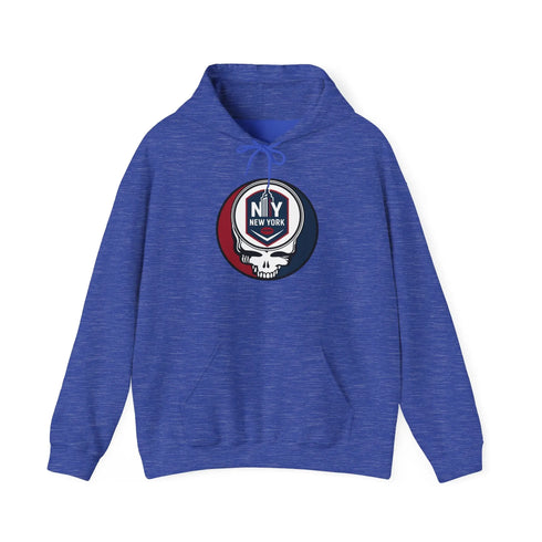 Grateful Dead - New York Giants Stealie Grateful Dead Hoodie Sweatshirt - NFL - StealieShop