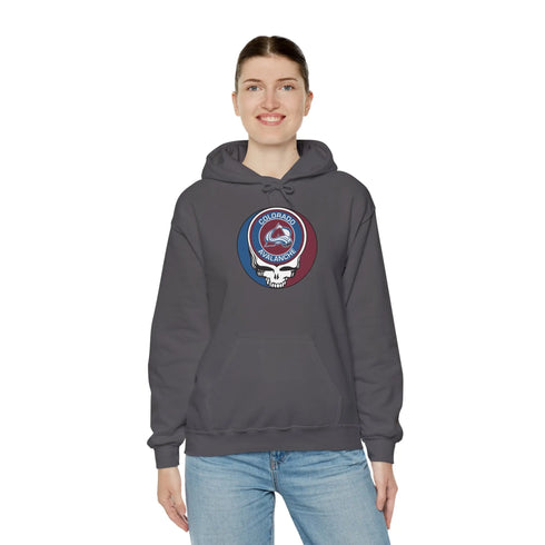 Colorado Avalanche Grateful Dead Unisex Heavy Blend Hoodie - StealieShop