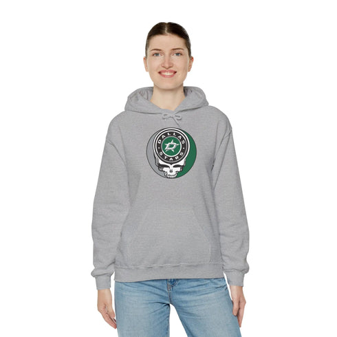 Dallas Stars Grateful Dead Unisex Heavy Blend Hoodie - StealieShop