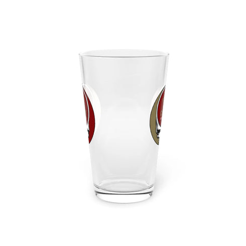 Brasserie de Chimay Grateful Dead Stealie Pint Glass, 16oz - StealieShop