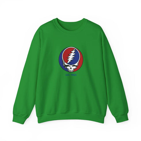 Grateful Dead Est. 1965 Stealie Crewneck Sweatshirt Printify