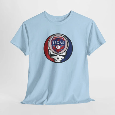 Grateful Dead - Texas Rangers Grateful Dead Steal Your Face T-Shirt - MLB - StealieShop