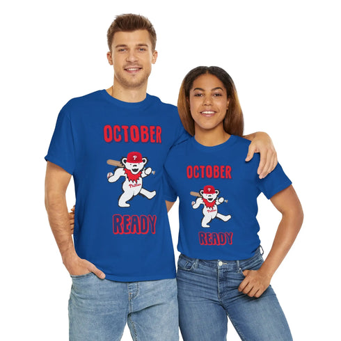 Philadelphia Phillies Playoffs - October Ready Grateful Dead Tshirt - MLB - StealieShop
