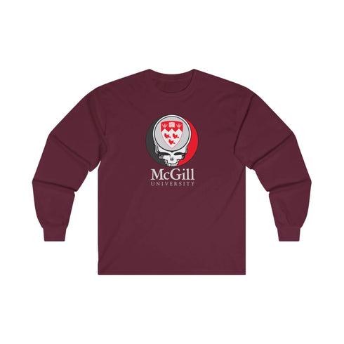 McGill University Grateful Dead Long Sleeve Tee StealieShop