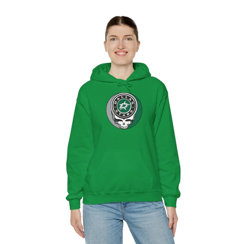 Dallas Stars Grateful Dead Unisex Heavy Blend Hoodie - StealieShop