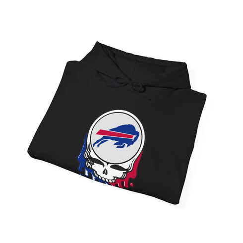 Buffalo Bills Dripping Stealie Unisex Hoodie - NFL Printify