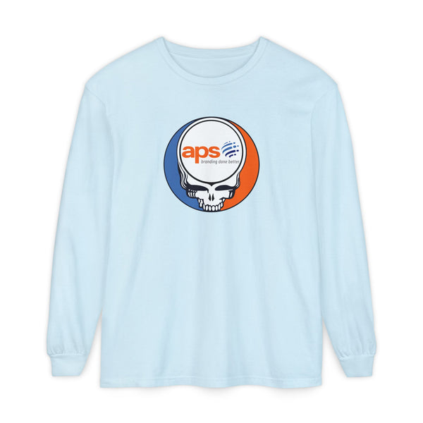 Custom APS Stealie Garment-Dyed Long Sleeve T-Shirt