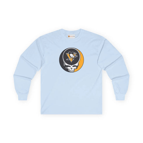 Pittsburgh Penguins Grateful Dead Long Sleeve Tee StealieShop