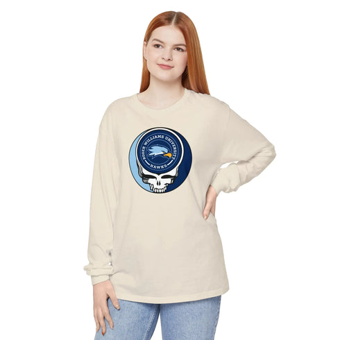 Roger Williams University Garment-Dyed Long Sleeve T-Shirt StealieShop