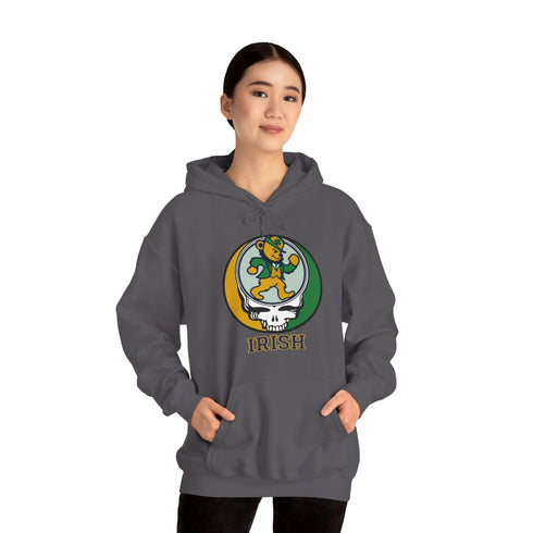 Grateful Dead - Irish Dancing Leprechaun Stealie Unisex Heavy Blend™ Hooded Sweatshirt - StealieShop