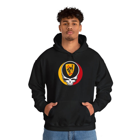 New Mexico Military Institute Grateful Dead Steal Your Face Unisex Hoodie StealieShop