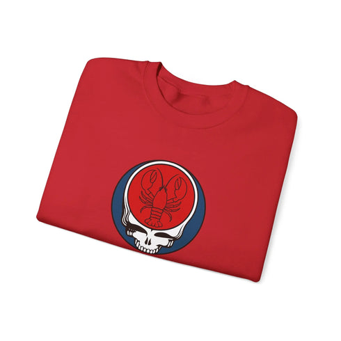 Grateful Dead - Steal Your Lobster Stealie Crewneck Sweatshirt - StealieShop
