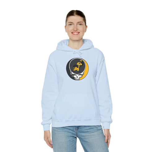 University of Iowa Grateful Dead Unisex Heavy Blend Hoodie - Hooded Sweatshirt StealieShop