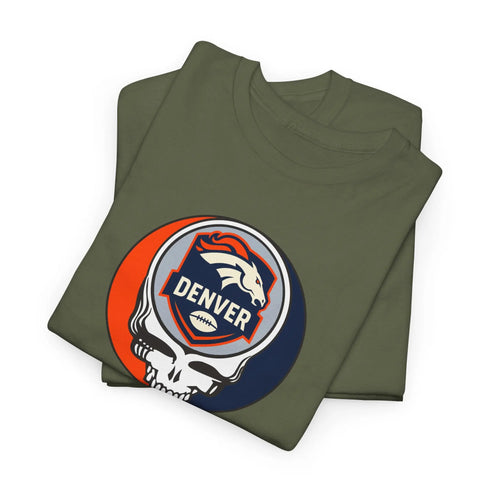 Grateful Dead - Denver Broncos Stealie Unisex T-Shirt - NFL - StealieShop