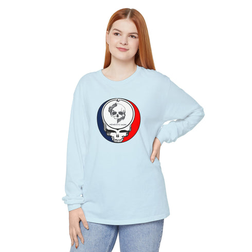 MEMENTO MORI Garment-Dyed Long Sleeve T-Shirt